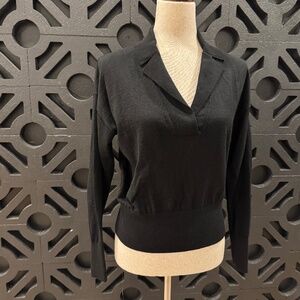Banana Republic | Merino Wool Collared V-Neck Sweater